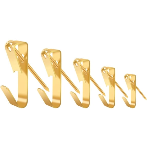 Picture Hanging Kit, Hangers with Hooks and Nails for Photo Frame, Painting, Mirror, Wall Art Mounting on Drywall and Wooden Wall