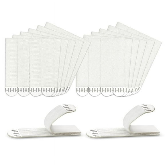 Picture Hanging Strips Heavy Duty,24-Pairs(48 Strips)Sticky Picture Hangers for Walls,H_wm25