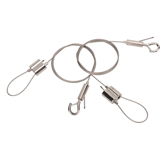 Picture Hanging Wire With Hook, Mirror Hanging Wire Kit 2PCS For Bed Curtains