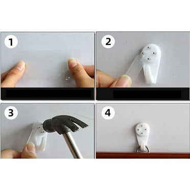 Picture Hooks For Hard Walls Picture Hangers For Hanging Photo Frame 50Pcs Hooks