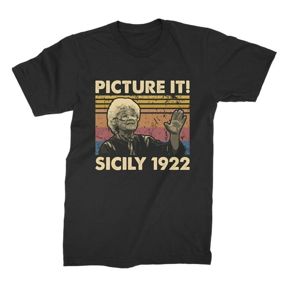Picture It Sicily 1922 Vintage T Shirt, Movie Quotes Golden Movie Girls Shirt Graphic Tee