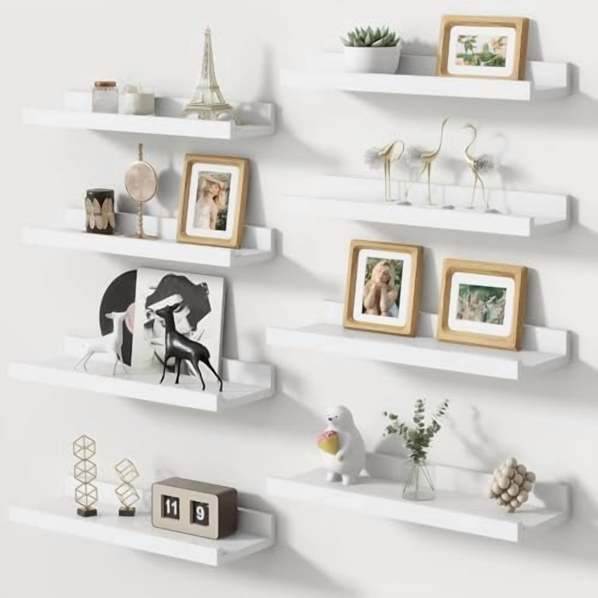 Picture Ledge Shelf, Floating Shelves Set of 2, 48 Inches Long Large ...