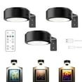 thumbnail image 1 of Picture Lights for Wall, Wireless Magnetic Art LED Lamp Rechargeable (Black), 1 of 6