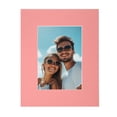 thumbnail image 1 of Uxcell 1Pcs Picture Mat 8"x10" Bevel Cut Frame Mattes for Display Art Measuring Pink, 1 of 7