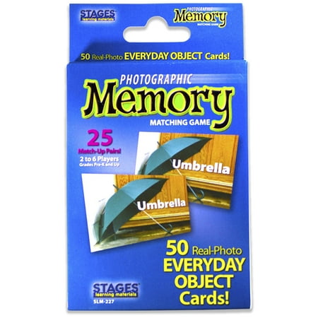 Picture Memory Everyday Objects Card Game