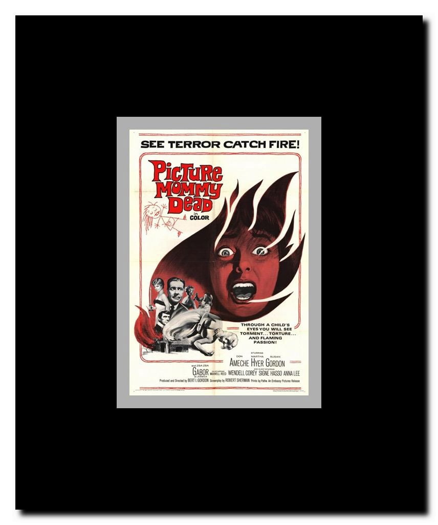 Picture Mommy Dead Framed Movie Poster