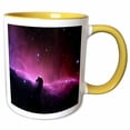 thumbnail image 1 of 3drose, Picture of Horsehead Nebula Taken by Nasa, 11oz Two-tone Yellow Mug, 1 of 6