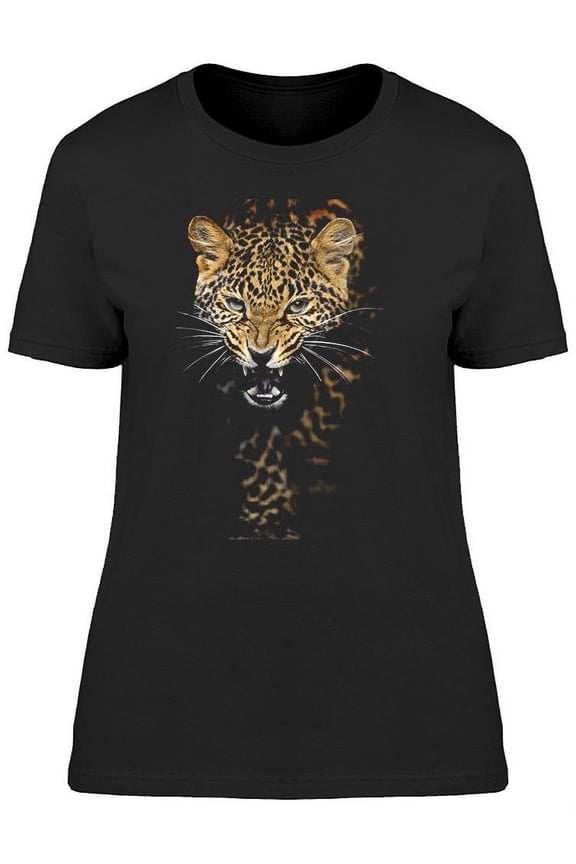 Picture Of Tiger Roaring T-Shirt Women -Image by Shutterstock, Female Medium