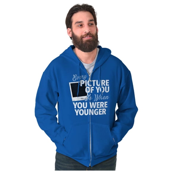 Picture Of You Photographer Camera Unisex Fleece Graphic Zip Up Hoodie Brisco Brands 4X
