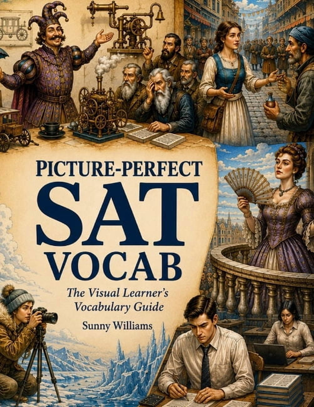Picture-Perfect SAT Vocab: The Visual Learner's Vocabulary Guide, (Paperback)