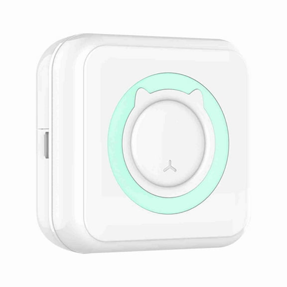 Picture  Photo Printer Multifunction Portable Printer Wireless  Mini Printer Support BT Connection For Smartphone With 6 Thermal Paper Rolls+5 Self-adhesive Paper