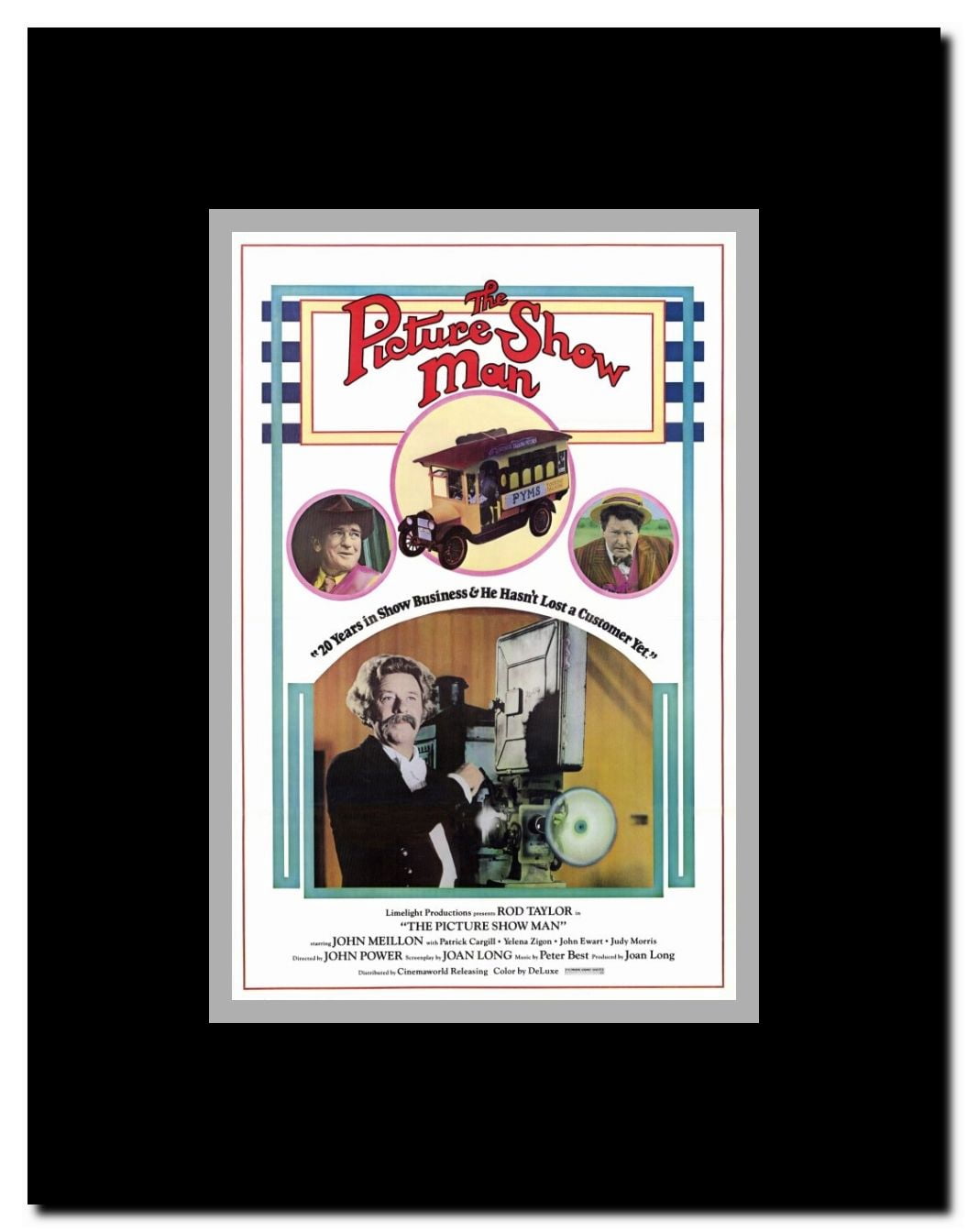 Picture Show Man Framed Movie Poster