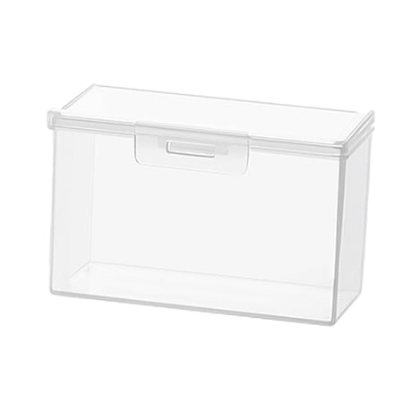 Picture Storage Box Container Craft Keeper Office Supplies Dustproof Photo Box Keeper Organizer for Postcard Label Stickers 220ml