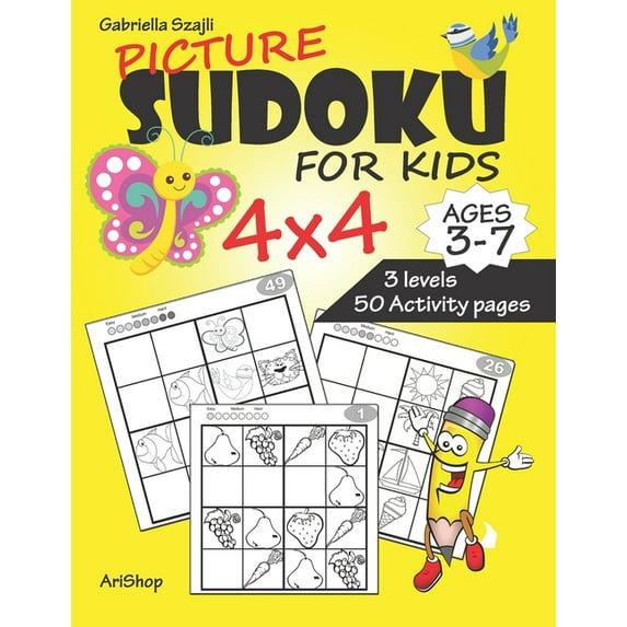 Preschool Picture Sudoku for Kids, Book 1, (Paperback)