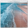 thumbnail image 1 of Picture-Tiles.com: Beach Ceramic Tile Wall Mural WAL500066-44M. 24"W x 24"H using (16) 6" x 6" Ceramic Tiles-Satin Finish, 1 of 3