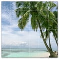 thumbnail image 1 of Picture-Tiles.com: Beach Ceramic Tile Wall Mural WAL500070-66M. 36"W x 36"H using (36) 6" x 6" Ceramic Tiles-Satin Finish, 1 of 3