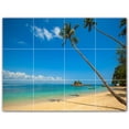thumbnail image 1 of Picture-Tiles.com: Beach Ceramic Tile Wall Mural WAL500097-43L. 32"W x 24"H using (12) 8" x 8" Ceramic Tiles-Satin Finish, 1 of 3