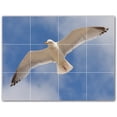 thumbnail image 1 of Picture-Tiles.com: Bird Ceramic Tile Wall Mural WAL500201-43S. 17"W x 12.75"H using (12) 4.25" x 4.25" Ceramic Tiles-Satin Finish, 1 of 3
