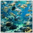 thumbnail image 1 of Picture-Tiles.com: Coral Ceramic Tile Wall Mural WAL500425-66M. 36"W x 36"H using (36) 6" x 6" Ceramic Tiles-Satin Finish, 1 of 3