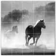 thumbnail image 1 of Picture-Tiles.com: Horse Ceramic Tile Wall Mural WAL500764-55XL. 60"W x 60"H using (25) 12" x 12" Ceramic Tiles-Satin Finish, 1 of 3