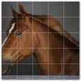 thumbnail image 1 of Picture-Tiles.com: Horse Ceramic Tile Wall Mural WAL500769-55S. 21.25"W x 21.25"H using (25) 4.25" x 4.25" Ceramic Tiles-Satin Finish, 1 of 3