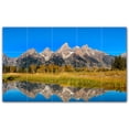 thumbnail image 1 of Picture-Tiles.com: Mountains Ceramic Tile Wall Mural WAL500865-53M. 30"W x 18"H using (15) 6" x 6" Ceramic Tiles-Satin Finish, 1 of 3
