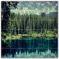thumbnail image 1 of Picture-Tiles.com: Mountains Ceramic Tile Wall Mural WAL500872-66L. 48"W x 48"H using (36) 8" x 8" Ceramic Tiles-Satin Finish, 1 of 3