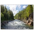 thumbnail image 1 of Picture-Tiles.com: River Ceramic Tile Wall Mural WAL500898-43XL. 48"W x 36"H using (12) 12" x 12" Ceramic Tiles-Satin Finish, 1 of 3