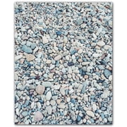 Picture-Tiles.com Rocks Ceramic Tile Wall Mural WAL500923-45S. 17W x 21.25H using 20 4.25 x 4.25 Ceramic Tiles-Satin Finish