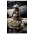 thumbnail image 1 of Picture-Tiles.com: Rocks Ceramic Tile Wall Mural WAL500931-35L. 24"W x 40"H using (15) 8" x 8" Ceramic Tiles-Satin Finish, 1 of 3