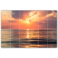 thumbnail image 1 of Picture-Tiles.com: Sunset Ceramic Tile Wall Mural WAL500997-64S. 25.5"W x 17"H using (24) 4.25" x 4.25" Ceramic Tiles-Satin Finish, 1 of 3