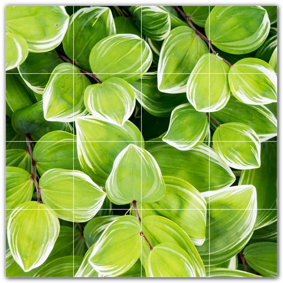 Picture-Tiles.com: Trees Ceramic Tile Wall Mural WAL501010-44S. 17"W x 17"H using (16) 4.25" x 4.25" Ceramic Tiles-Satin Finish