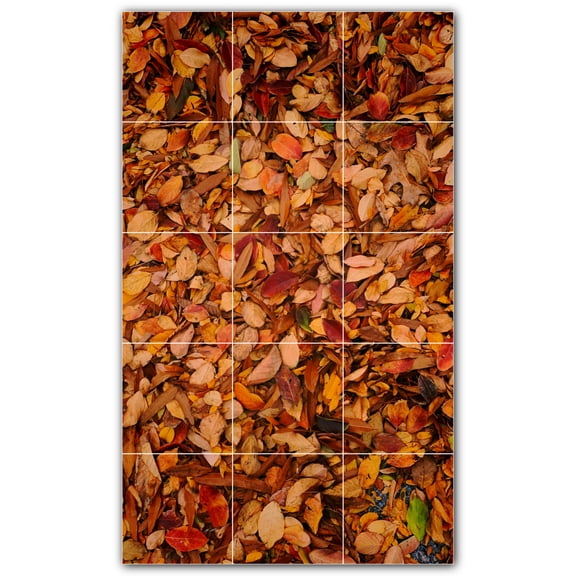 Picture-Tiles.com: Trees Ceramic Tile Wall Mural WAL501013-35L. 24"W x 40"H using (15) 8" x 8" Ceramic Tiles-Satin Finish