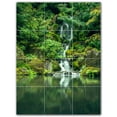thumbnail image 1 of Picture-Tiles.com: Waterfalls Ceramic Tile Wall Mural WAL501086-34M. 18"W x 24"H using (12) 6" x 6" Ceramic Tiles-Satin Finish, 1 of 3