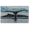 thumbnail image 1 of Picture-Tiles.com: Whale Ceramic Tile Wall Mural WAL501199-53S. 21.25"W x 12.75"H using (15) 4.25" x 4.25" Ceramic Tiles-Satin Finish, 1 of 3