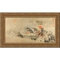 thumbnail image 1 of Picture of Severe Battle on the streets of Gyuso 24x14 Gold Ornate Wood Framed Canvas Art by Ogata Gekko, 1 of 2