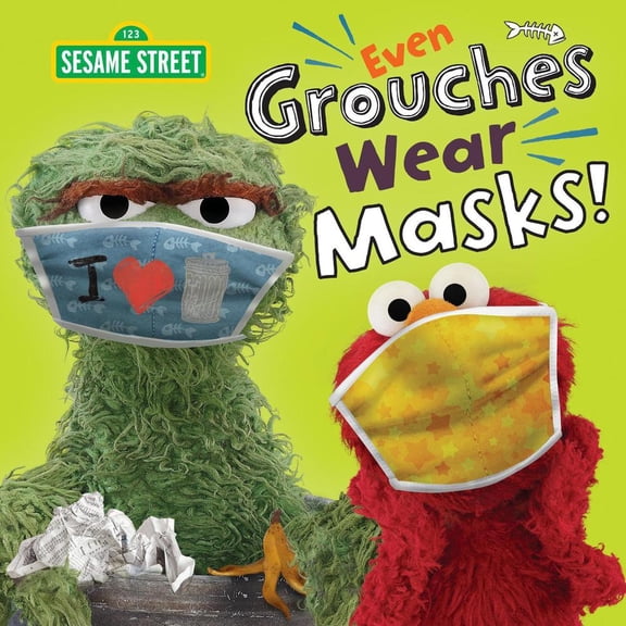 Pictureback(R): Even Grouches Wear Masks! (Sesame Street) (Paperback)