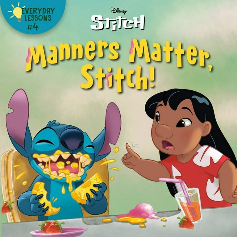 Pictureback(R): Everyday Lessons #4: Manners Matter, Stitch! (Disney Stitch)  (Paperback) 