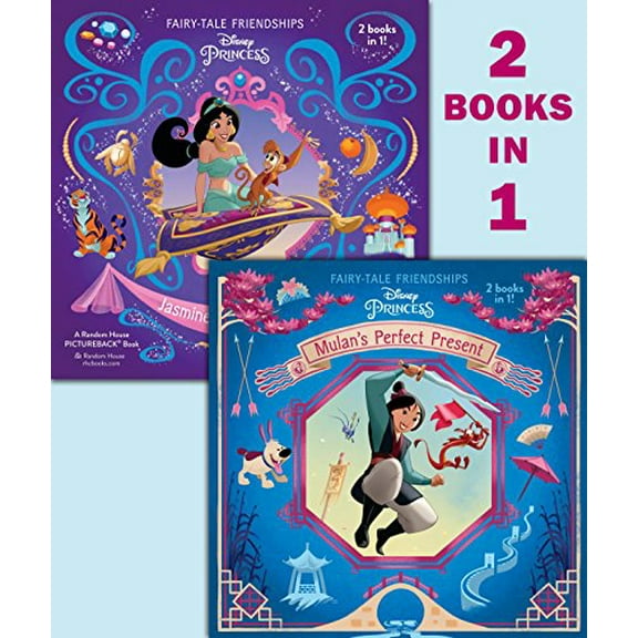 Pre-Owned Mulan's Perfect Present/Jasmine's New Friends (Disney Princess) (Paperback) 0736437533 9780736437530