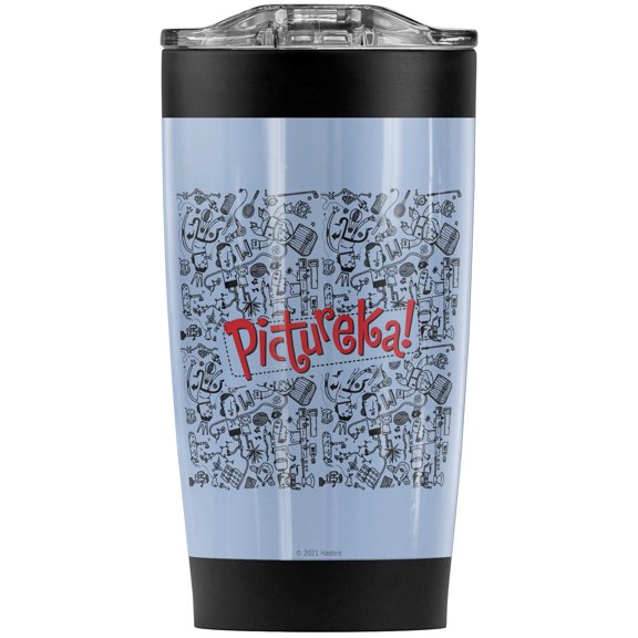 Pictureka/Line Work Stainless Steel Tumbler 20 oz Coffee Travel Mug/Cup, Vacuum Insulated & Double Wall with Leakproof Sliding Lid | Great for Hot Drinks and Cold Beverages