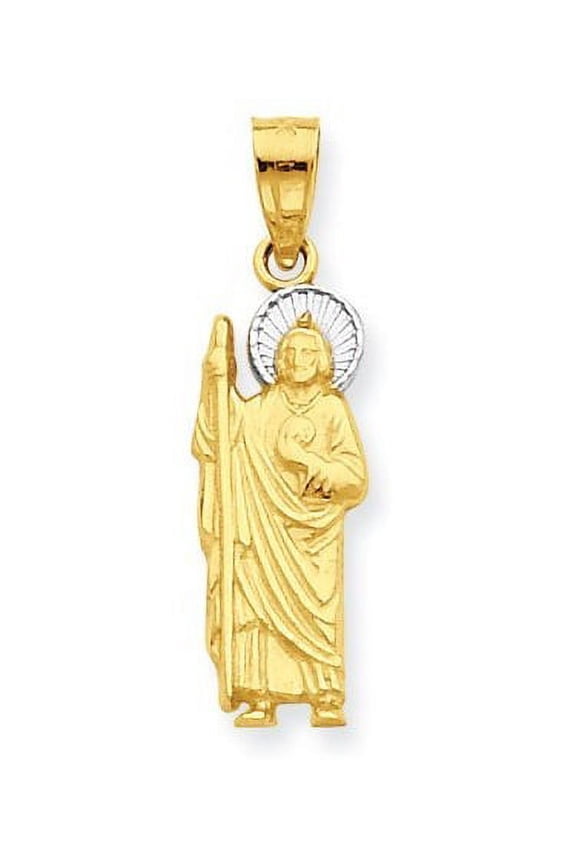 Saint Jude Thaddeus Charm - 1/4 Inch X Over 1/2 Inch -