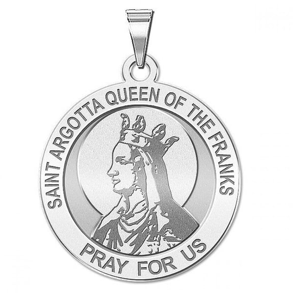 PicturesOnGold.com Saint Patrick Religious Medal Oval - 1/2 x 2/3 inch Size of Dime, Sterling Silver
