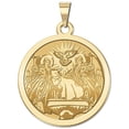 thumbnail image 1 of Picturesongold.Com Baptism Religious Medal Female Adult- 3/4 in Size of a Nickel in Solid 14K Yellow Gold, 1 of 6
