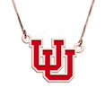 thumbnail image 1 of Picturesongold.Com Color Enamel Intertwined U Necklace Unisex Adult - 14k Rose Gold Plated, 1 of 5