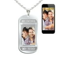 thumbnail image 1 of Picturesongold.Com My Father, My Hero Necklace Pendants Adult-3/4 inch x 1-1/4 inch 14K White Gold, 1 of 6