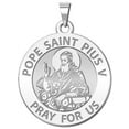 thumbnail image 1 of Picturesongold.Com Pope Saint Pius V - 1 inch Size of a Quarter -Sterling Silver, 1 of 4