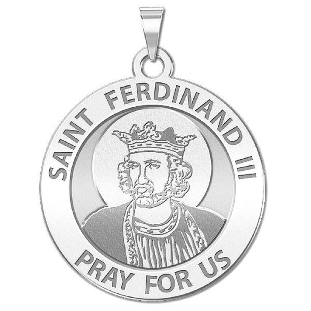 Saint Ferdinand III Religious Medal Female Adult 2/