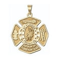 thumbnail image 1 of Picturesongold.Com Saint Florian Protector Firefighters Religious Necklace Pendants Adult-3/4 10K YG, 1 of 6