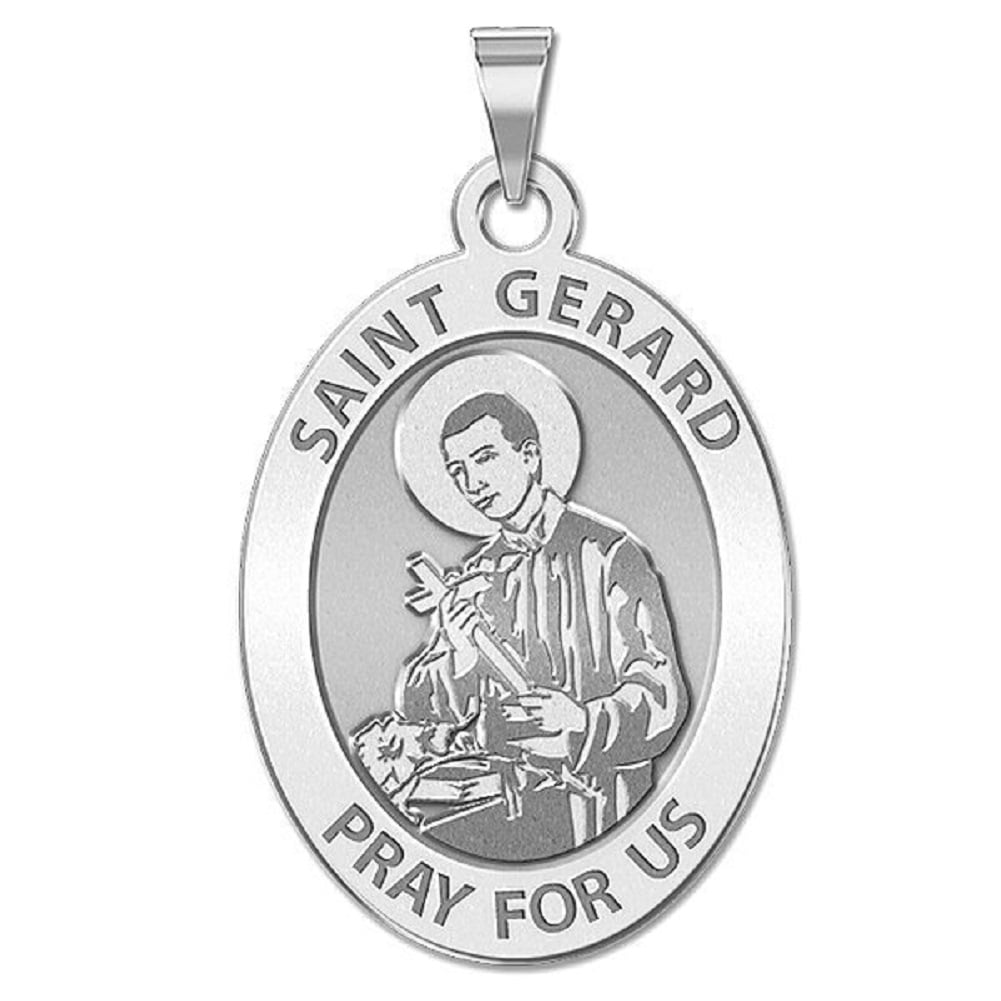 Saint Gerard Religious Medal Female Adult 1/2 x 2/3
