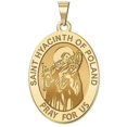 thumbnail image 1 of Picturesongold.Com Saint Hyacinth of Poland Religious Medal Female Adult-2/3x3/4 in,14K Yellow Gold, 1 of 1